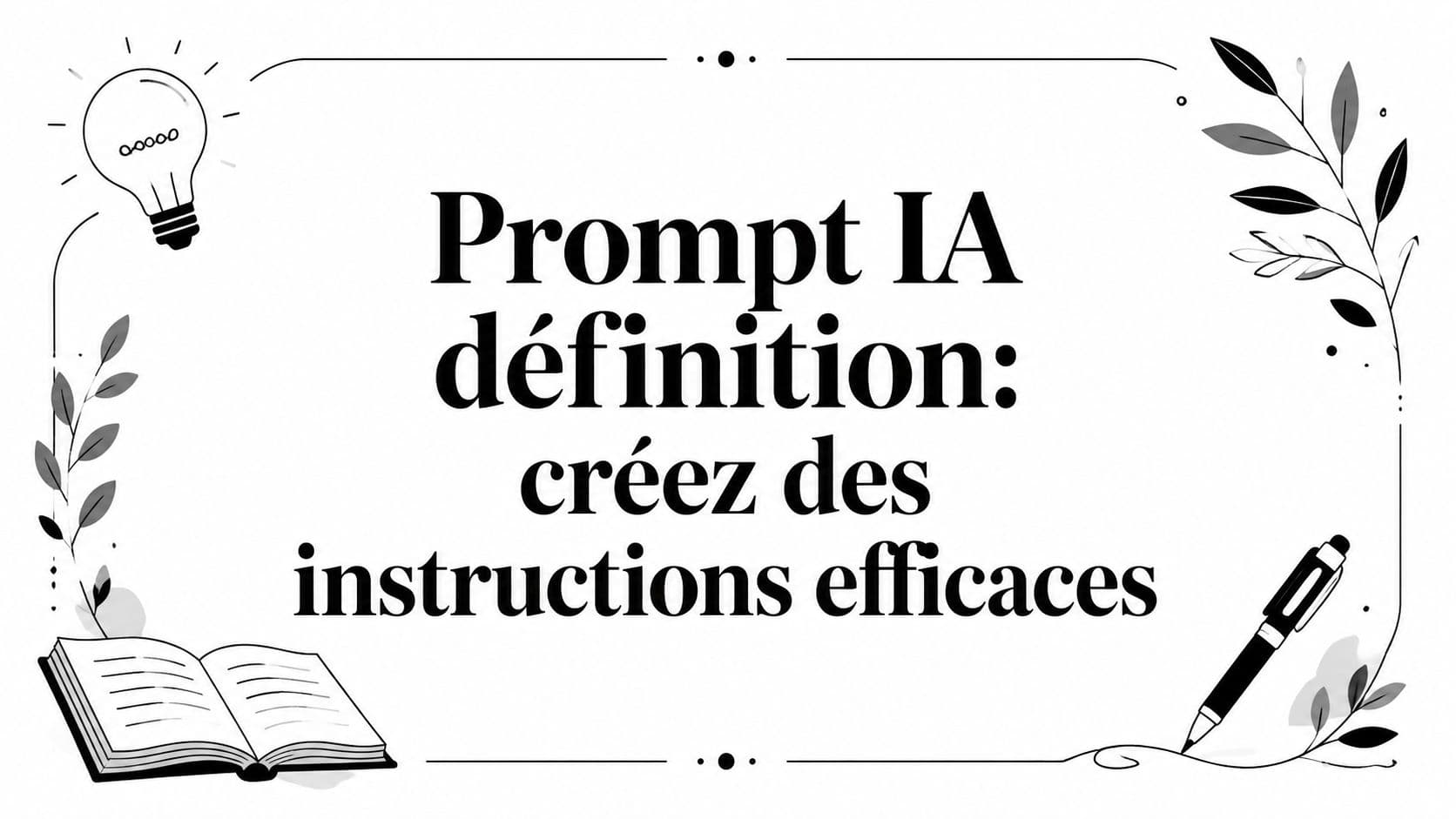 Prompt IA définition: créez des instructions efficaces