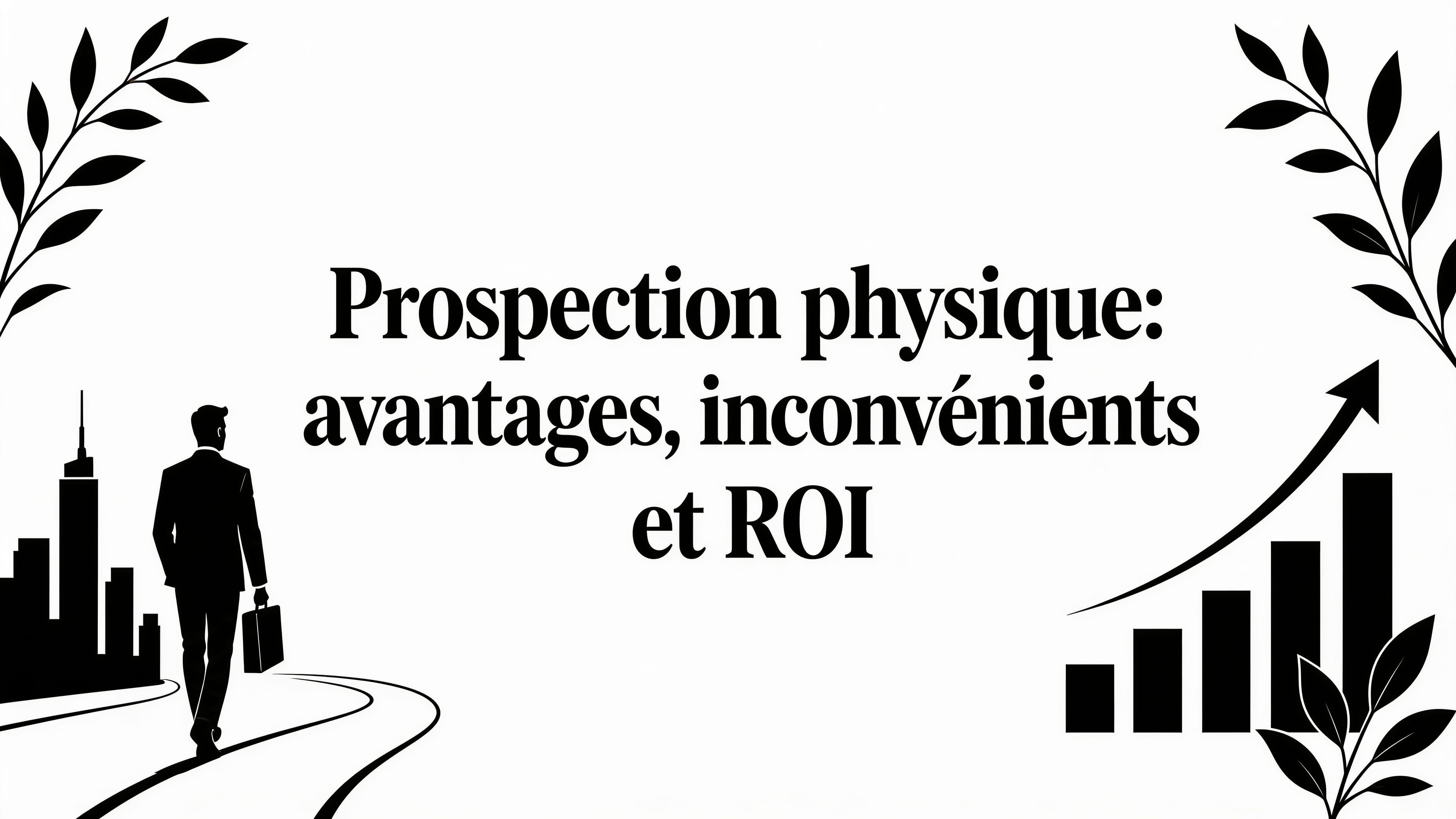 Prospection physique: avantages, inconvénients et ROI en